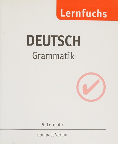 Lernfuchs Deutsch. Grammatik 5. Klasse. by Helmut Ostermair cover