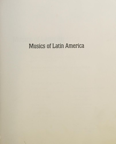 Musics of Latin America