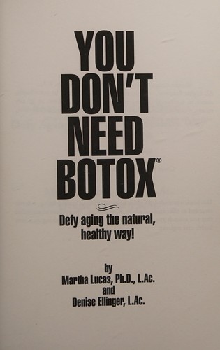 You Don't Need Botox