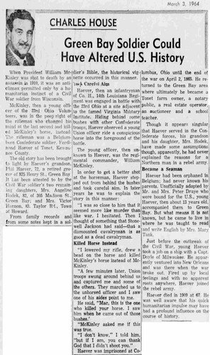 Green Bay Solider Could Have Altered U.S. History