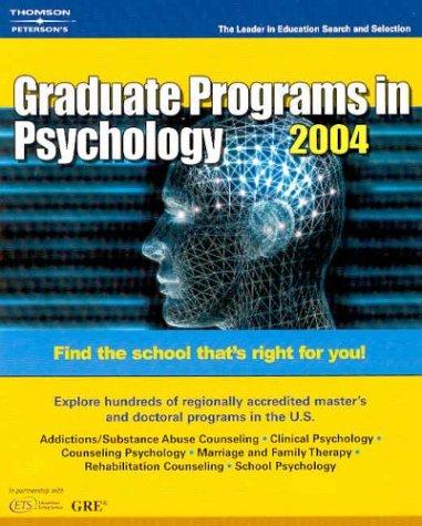 Graduate Programs in Psychology, 2004