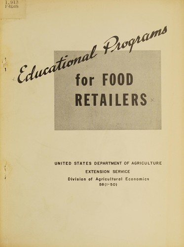 Educational programs for food retailers