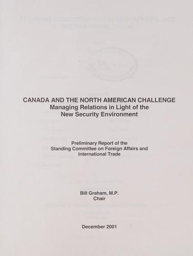 Canada and the North American challenge