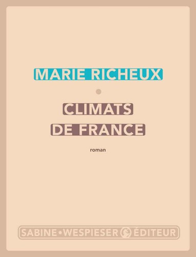 Climats de France by Marie Richeux cover