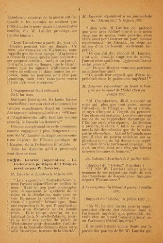 La federation imperiale by Conservative Party of Canada cover