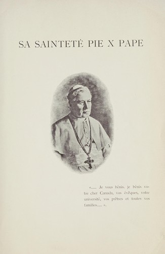 Souvenir de l'audience des Canadiens-Français à Rome, le XVII février MCMX by  cover