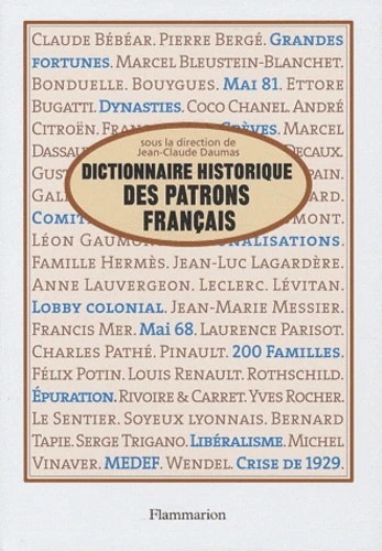 Dictionnaire historique des patrons français by Jean-Claude Daumas cover