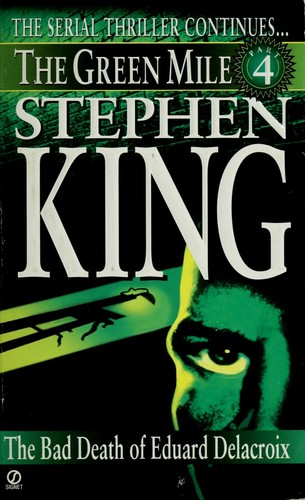 The Bad Death of Eduard Delacroix by Stephen King cover