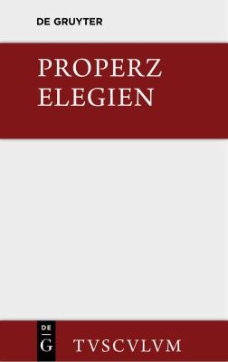 Elegien by Properz, Willige cover