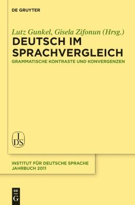 Deutsch im Sprachvergleich by Lutz Gunkel, Gisela Zifonun cover