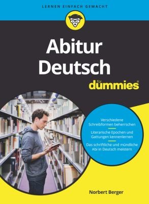 Abitur Deutsch Für Dummies by Norbert Berger cover