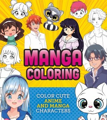 Manga Coloring Book by Editors of Chartwell Books cover