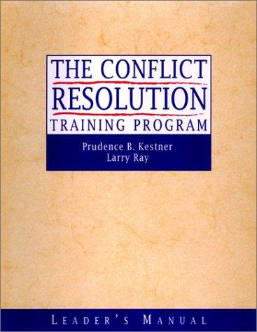 The conflict resolution training program