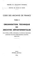 Code des Archives de France