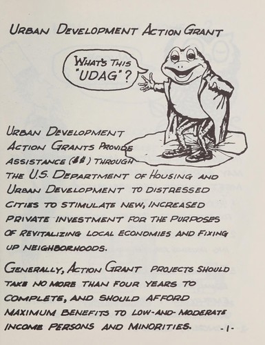 Urban development action grant program