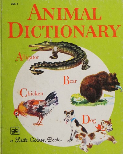Animal Dictionary by Jane Werner Watson cover