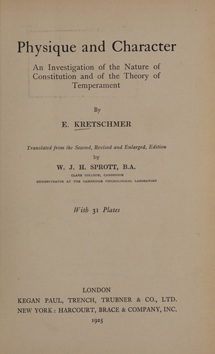 Körperbau und Charakter