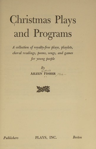 Christmas Plays and Programs
