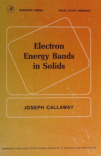 Electron energy bands in solids (Solid state reprints)
