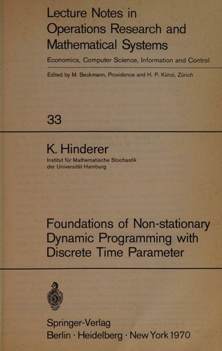 Foundations of non-stationary dynamic programming with discrete time parameter