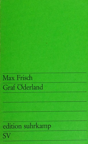 Graf Öderland by Max Frisch cover