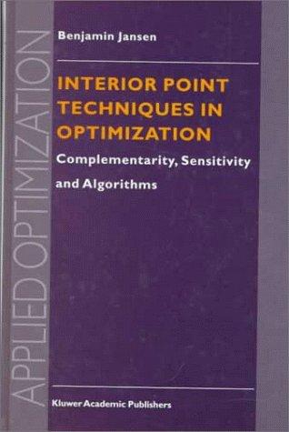 Interior point techniques in optimization