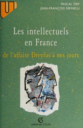 Les intellectuels en France by Pascal Ory cover