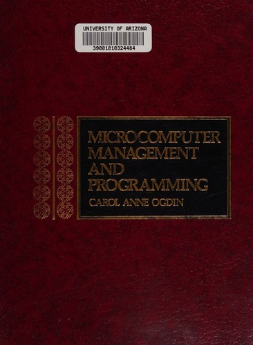 Microcomputer management and programming