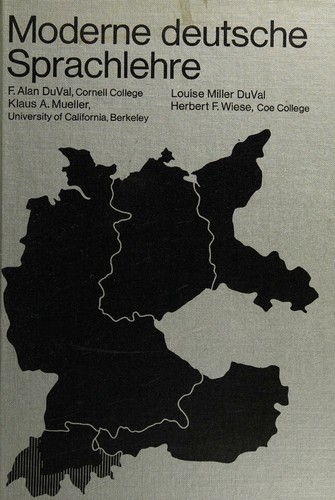 Moderne deutsche Sprachlehre by F. Alan DuVal cover