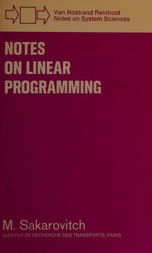 Notes on linear programming