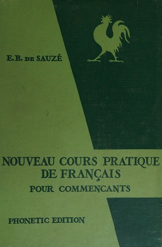 Nouveau cours pratique de français pour commençants by E. B. De Sauzé cover
