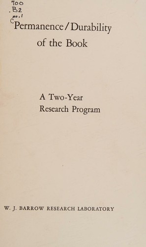 A two-year research program