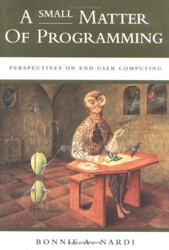 A small matter of programming