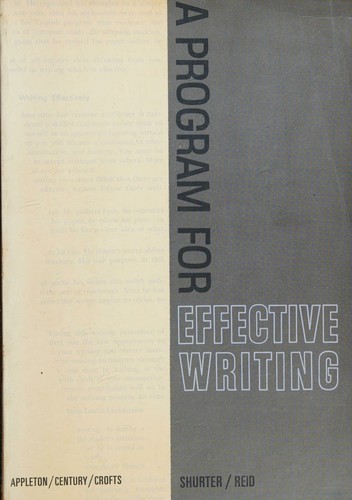 A program for effective writing