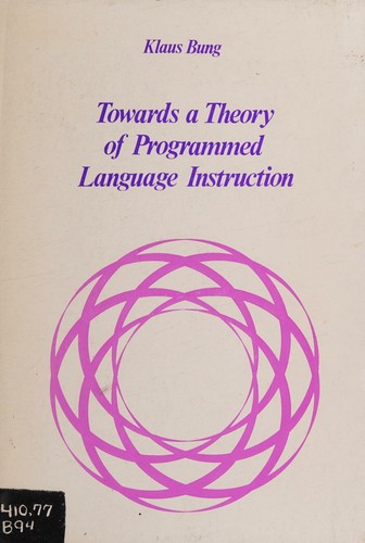 Towards a theory of programmed language instruction