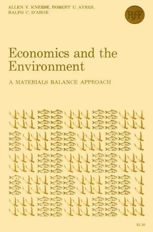 Economics and the environment