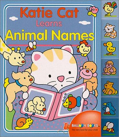 Katie Cat learns animal names by Balloon Books cover