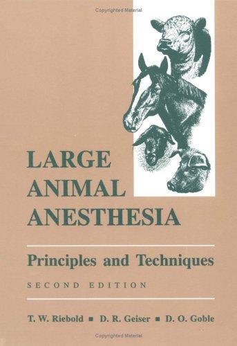 Large animal anesthesia