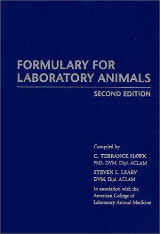 Formulary for laboratory animals