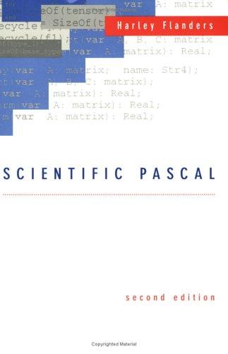 Scientific Programming in Pascal