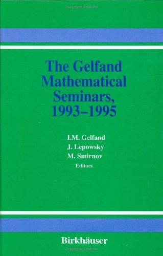 Gelfand Mathematical Seminars, 1993-1995