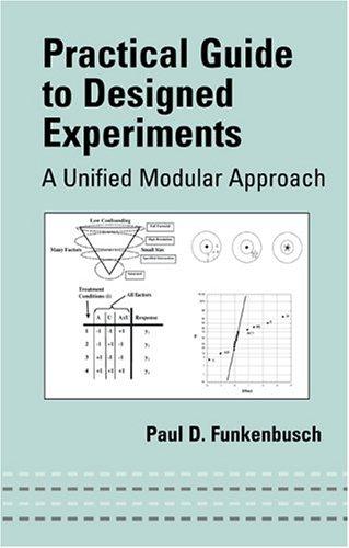 Practical guide to designed experiments