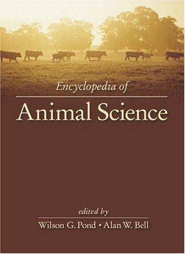 Encyclopedia of animal science by Wilson G. Pond, Alan W. Bell cover