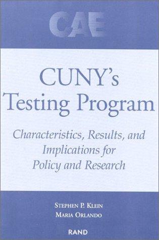 CUNY's testing program