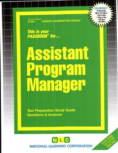 Assistant Program Manager