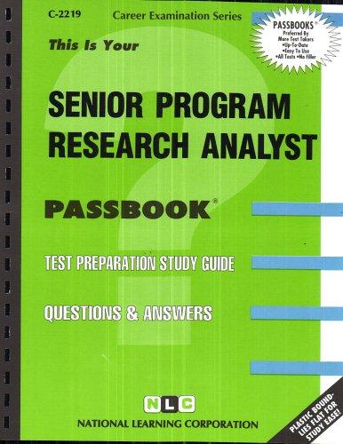 Senior Program Research Analyst