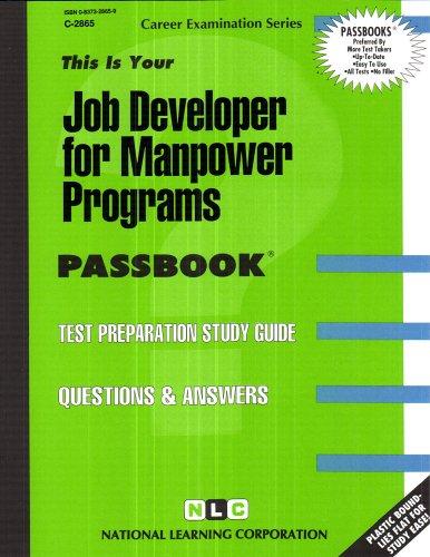 Job Development for Manpower Programs