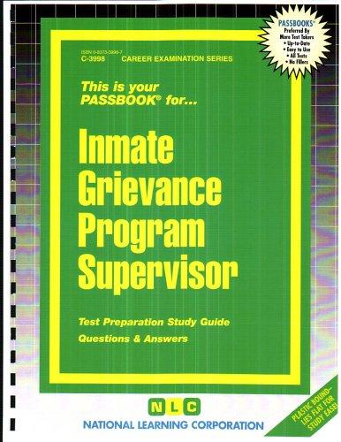 Inmate Grievance Program Supervisor