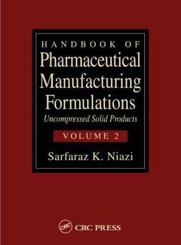 Handbook of Pharmaceutical Manufacturing Formulations