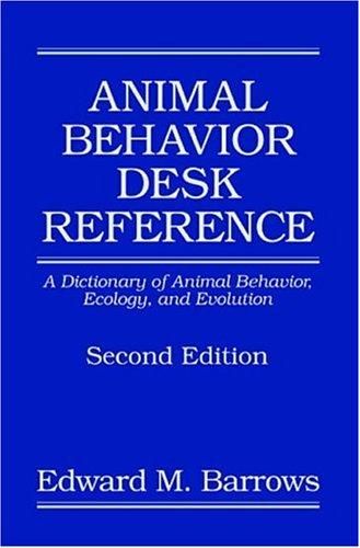 Animal Behavior Desk Reference